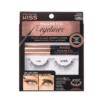 KISS Gene magnetice artificiale cu linii de ochi (Magnetic Eyeliner & Lash Kit) Lure