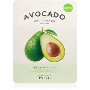 It´s Skin The Fresh Mask Avocado masca de celule cu efect hidrantant si hranitor 21 g