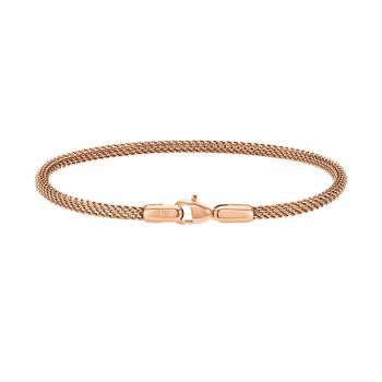 Daniel Wellington Brățară din bronz la modă din oțel Mesh Perfect Pair DW0040068 20,5 cm