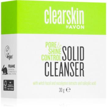 Avon Clearskin Pore & Shine Control sapun pentru curatare pentru ten acneic 30 g