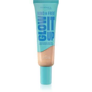 Rimmel Kind & Free Glow It Up machiaj ușor de hidratare culoare 001 Fair Porcelain 30 ml