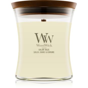 Woodwick Solar Haze lumânare parfumată cu fitil din lemn 275 g
