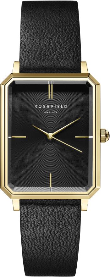 Rosefield The Elles Negru Sunray Negru Leather Gold OBSBG-O49