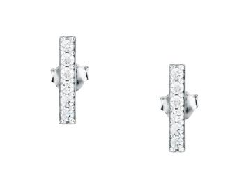 La Petite Story Cercei eleganți din argint cu zircon Silver LPS01AWV71