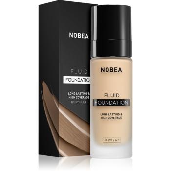 NOBEA Day-to-Day Fluid Foundation machiaj persistent culoare 02 Ivory beige 28 ml