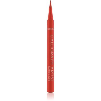 Catrice Calligraph Artist Matte tuș de ochi tip cariocă cu efect matifiant culoare 080 Bloody Mary 1,1 ml