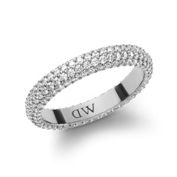 Daniel Wellington Inel strălucitor din oțel, decorat cu cristale captivante Pavé DW0040065 50 mm