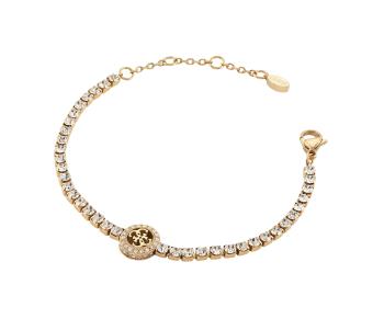 Guess Brățară de tenis de lux pentru femei Paradise JUBB05142JWYG 18,4 cm