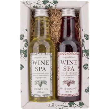 Bohemia Gifts & Cosmetics Wine Spa set cadou in dus