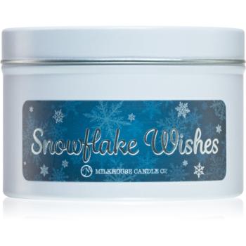 Milkhouse Candle Co. Christmas Snowflake Wishes lumânare parfumată în placă 141 g