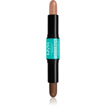 NYX Professional Makeup Wonder Stick Dual Face Lift baton pentru dublu contur culoare 04 Medium 2x4 g