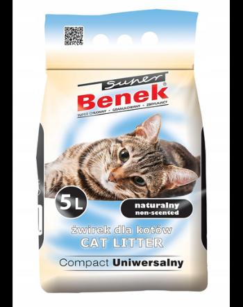 BENEK Super Compact Universal nisip universal pentru litiera 5 L