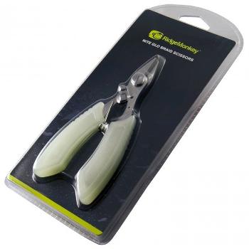 Olló RidgeMonkey Nite Glo Scissors