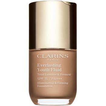 Clarins Everlasting Youth Fluid make-up pentru luminozitate SPF 15 culoare 112 Amber 30 ml