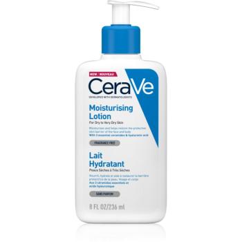 CeraVe Moisturizers Lotion loțiune hidratantă pentru corp și față pentru pielea uscata sau foarte uscata 236 ml