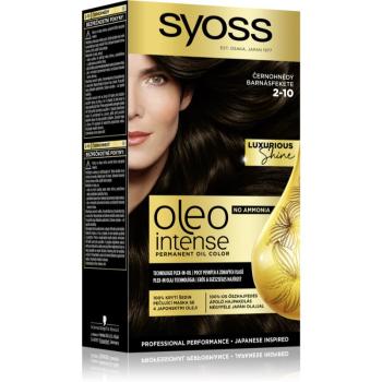 Syoss Oleo Intense Culoare permanenta pentru par cu ulei culoare 2-10 Black brown 2x50 ml