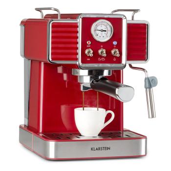 Klarstein Gusto Classico, espressor, 1350 W, presiune 20 bar, rezervor de apă: 1,5 litri