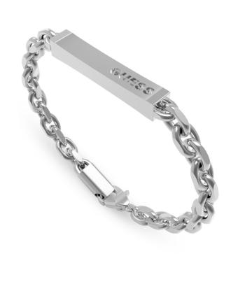 Guess Brățară stilată din oțel X Plate JUXB03000JWST 21 cm - S