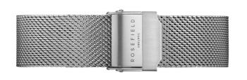 Rosefield Tribeca Mesh Silver Curea