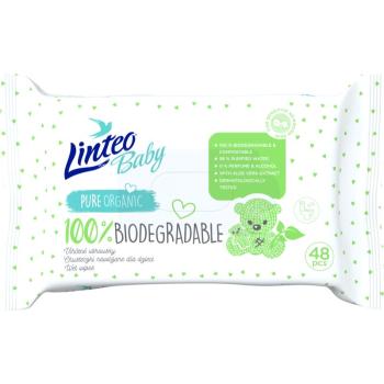 Linteo Baby 100% Biodegradable servetele delicate pentru copii 48 buc