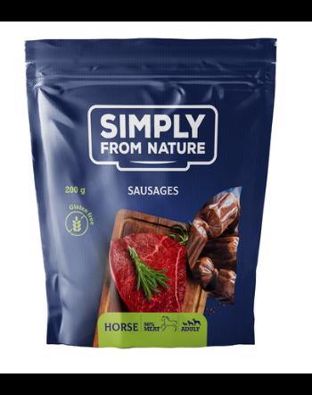 SIMPLY FROM NATURE Carnaciori pentru caini, carne de cal 200 g