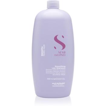 Alfaparf Milano Semi di Lino Smooth sampon pentru indreptarea parului pentru par indisciplinat 1000 ml