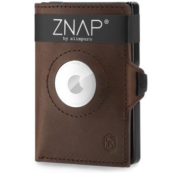 Slimpuro ZNAP Airtag Wallet, 8 carduri, compartiment pentru monede, 8,9 x 1,5 x 6,3 cm (L x Î x l), protecție RFID