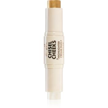 Barry M Chisel Cheeks Stick Strălucire duo culoare Silver/Gold 6,3 g