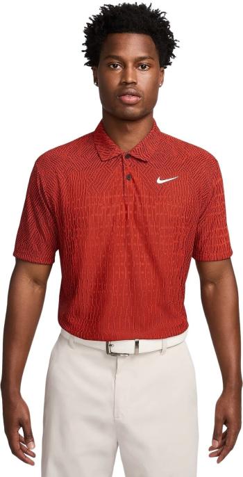 Nike Dri-Fit ADV Tour Mens Picante Red/Burgundy Crush/White XL Rövid ujjú póló