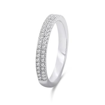 Brilio Silver Inel sclipitor argintiu cu pietre transparente de zircon RI059W 56 mm