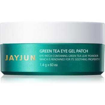 Jayjun Eye Gel Patch Green Tea masca hidrogel pentru ochi pentru luminozitate si hidratare 60x1,4 g