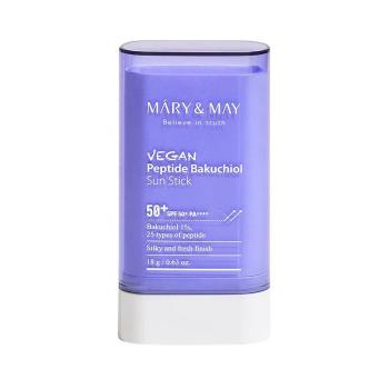 MARY & MAY Stick de protecție solară SPF 50+ Vegan Peptide Bakuchiol (Sun Stick) 18 g