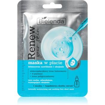 Bielenda Renew Your Skin mască textilă hidratantă 18 g