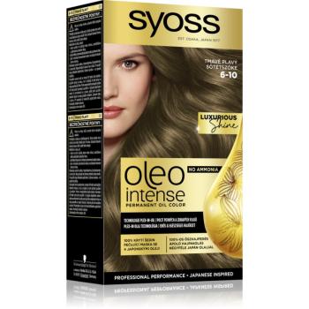 Syoss Oleo Intense Culoare permanenta pentru par cu ulei culoare 6-10 Dark Blond 2x50 ml