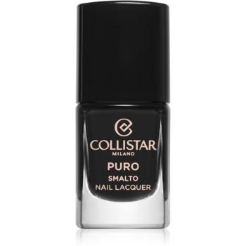 Collistar Puro Long-Lasting Nail Lacquer lac de unghii cu rezistenta indelungata culoare 313 Nero Intenso 10 ml