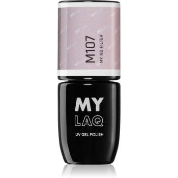 MYLAQ UV Gel Polish lac de unghii sub forma de gel culoare My No Filter 5 ml