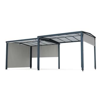 Blumfeldt Pantheon Cortina Solid Sky Extinde foișor de grădină 3x6, rezistent la intemperii, extensibil