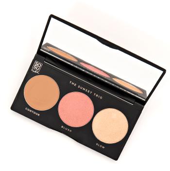 SOSU Cosmetics Paleta de față The Sunset Trio (Palette) 6,78g