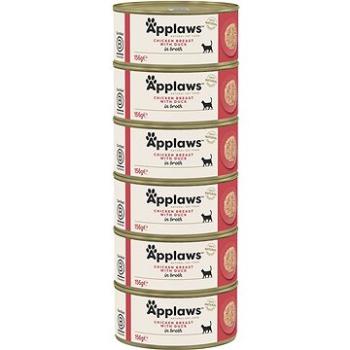 Applaws konzerva Kuracie prsia s kačacím 6 × 156 g (5060481891318)