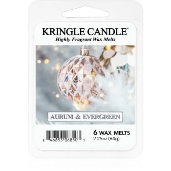 Kringle Candle Aurum & Evergreen ceară pentru aromatizator 64 g