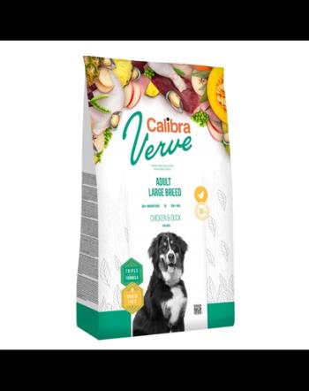 CALIBRA Dog Verve GF Adult Large Chicken&amp;Duck Hrana uscata pentru caini adulti, cu pui si rata 12kg