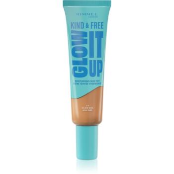 Rimmel Kind & Free Glow It Up machiaj ușor de hidratare culoare 210 Golden Beige 30 ml