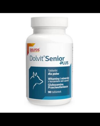 DOLFOS Dolvit Senior Plus 90 tab. vitamine pentru caini seniori