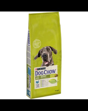 Purina Dog Chow Adult Large Breed hrana uscata caini adulti de talie mare, curcan 14 kg