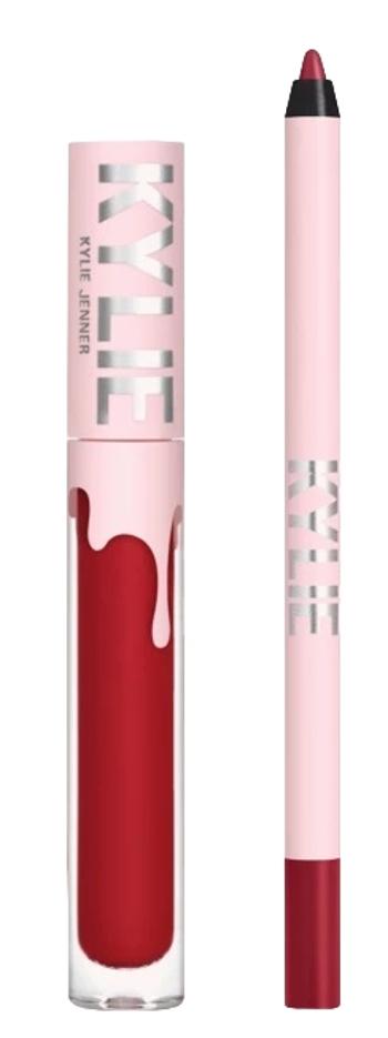 Kylie Cosmetics Set Matte Liquid Lipstick + Lip Liner 403 Bite Me
