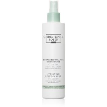 Christophe Robin Hydrating Leave-In Mist with Aloe Vera spray  nutritiv și hidratant pentru par uscat si sensibil 150 ml