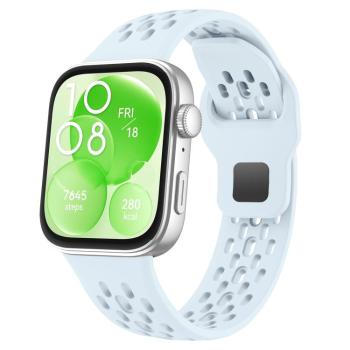 AIRY Silikónový remienok pre Huawei Watch Fit 4 / Fit 4 Pro svetlomodrý