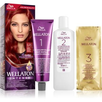 Wella Wellaton Intense Culoare permanenta pentru par cu ulei de argan culoare 6/45 Red Passion 1 buc