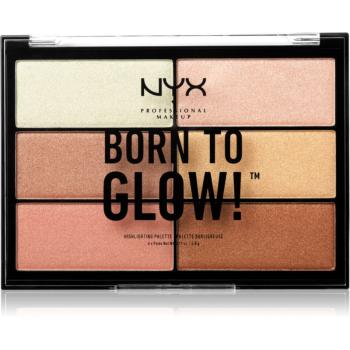 NYX Professional Makeup Born To Glow paletă de iluminatoare culoare 01 6x4,8 g