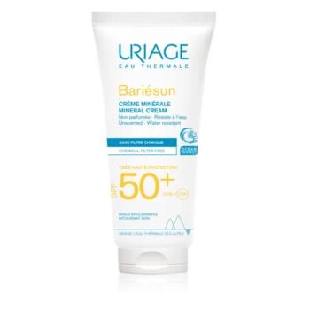 Uriage Cremă minerală de protecție pentru față și corp SPF 50+ Bariésun (Very High Protection Mineral Cream) 100 ml